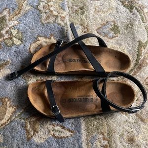 Birkenstock Daloa ankle strap sandal.